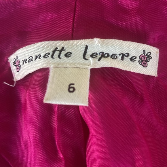 Nanette lepore pink cropped jacket - Picture 6 of 7